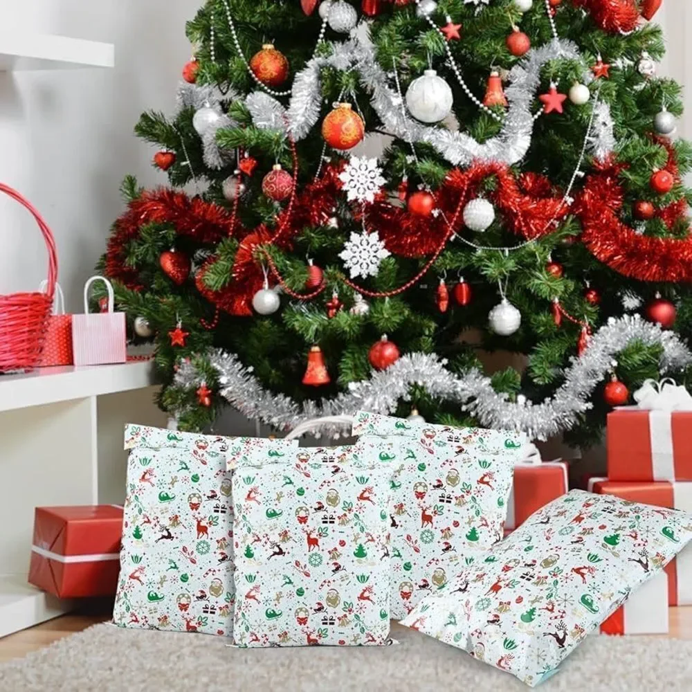 Christmas Print Poly Mailers